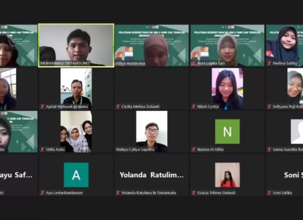 UKM-U Saintek Unila Gelar Pelatihan Kesekretariatan untuk Anggota