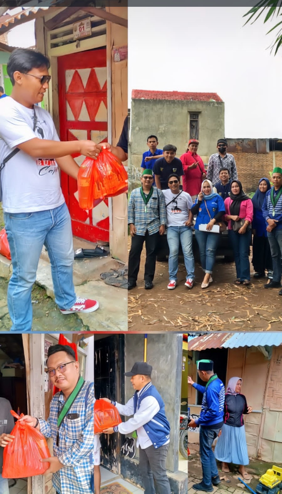 Ramadhan Berkah, DPD KNPI Lampung & HMI Cabang Bandarlampung Berbagi Sembako