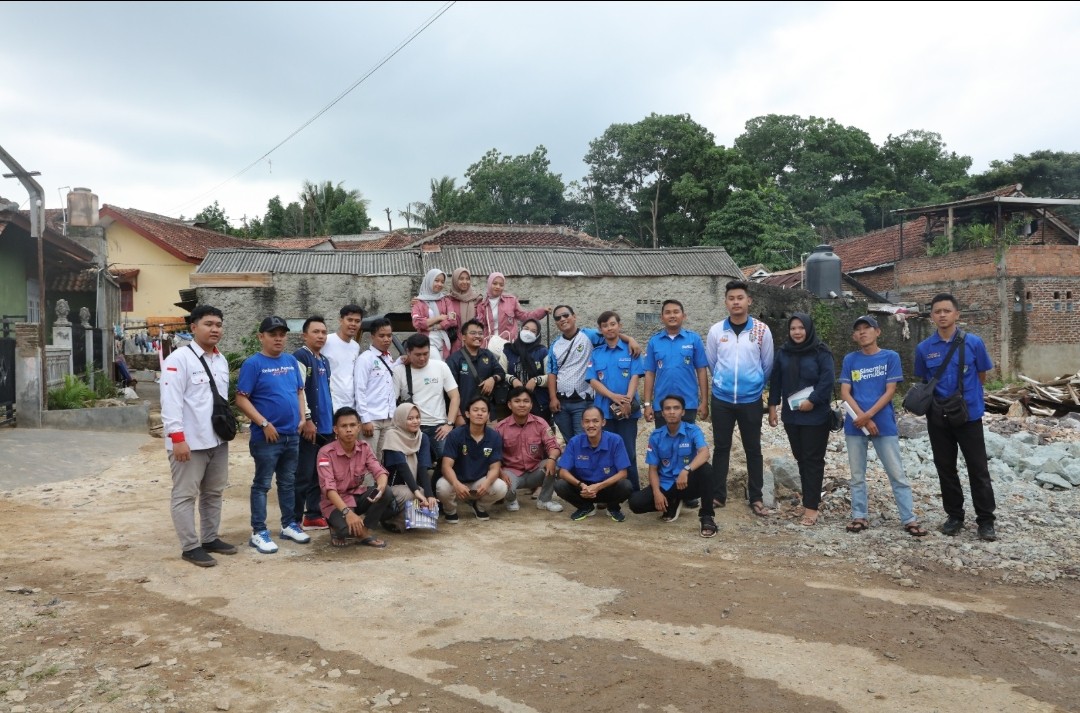 KNPI dan KAMMI Lampung Sasar Warga Terdampak Banjir di Rajabasa