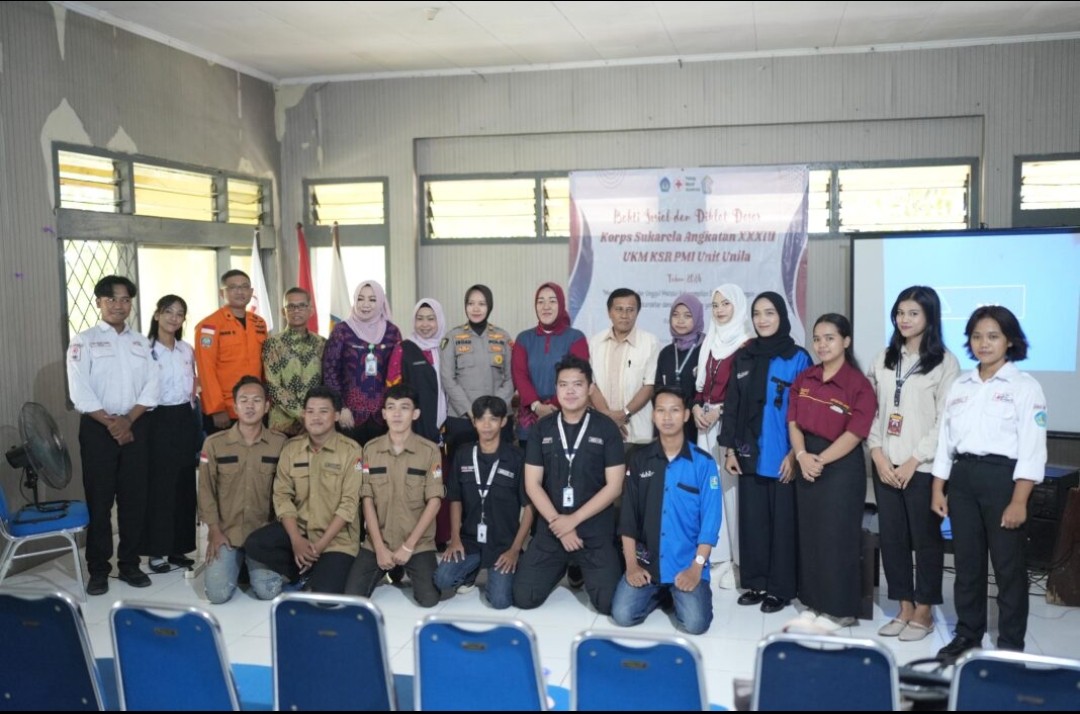 KRS PMI Unit Universitas Lampung Gelar Diklat dan Baksos KSR Angkatan XXXII