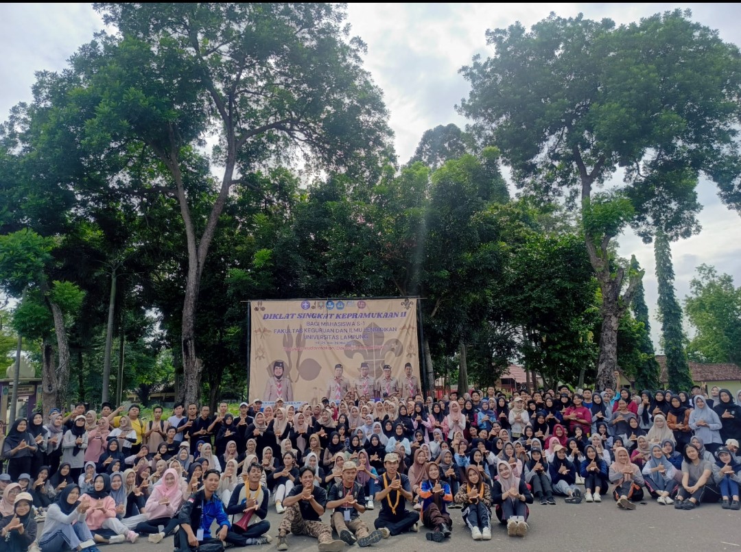FKIP Universitas Lampung Sukses Melaksanakan Diklat Lanjutan Kepramukaan II