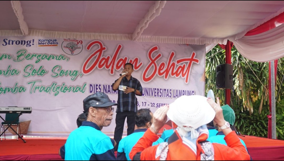 Perlombaan Solo Song Meriahkan Dies Natalis ke-59 Unila