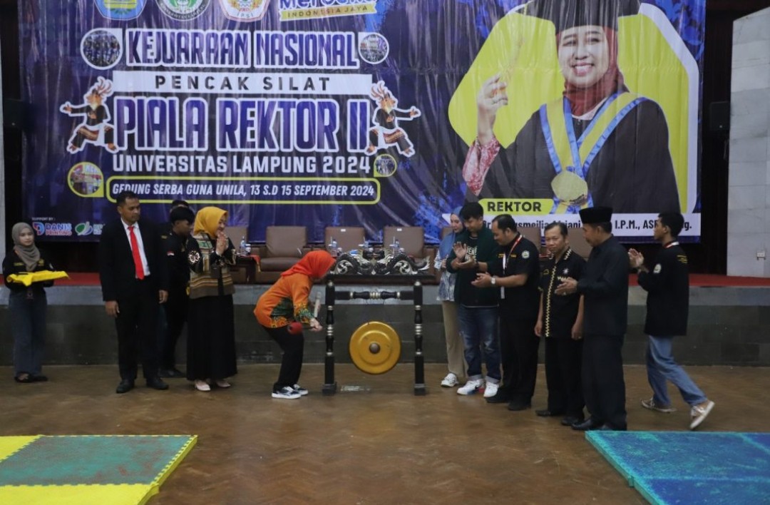 Unila Gelar Kejurnas Pencak Silat Piala Rektor II